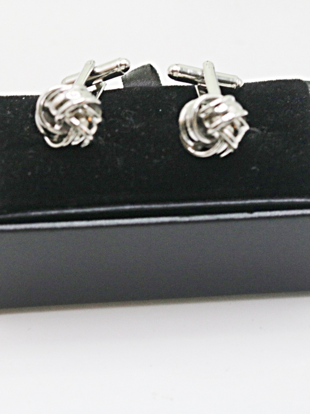 ‘Tying the Knot’ Silver Knotted Cufflinks